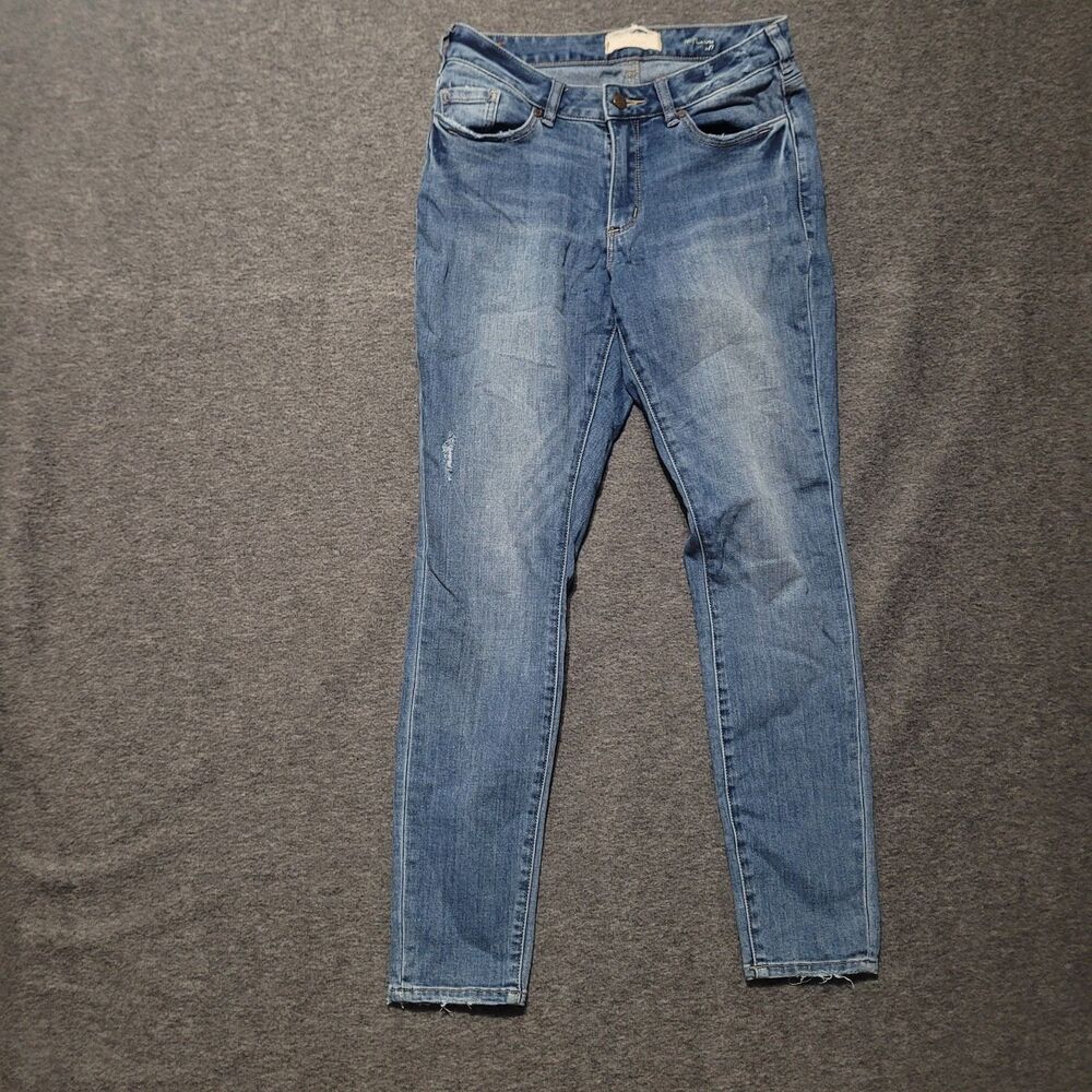Sundance primiose size 27 denim jeans fray ribcage stretch skinny pockets zip